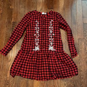 EUC Buffalo checkered GAP Kids dress Worn and washed once